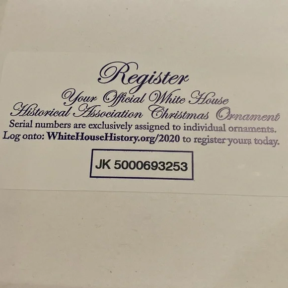 2020 White House Kennedy Christmas Ornament - Picture 7 of 7